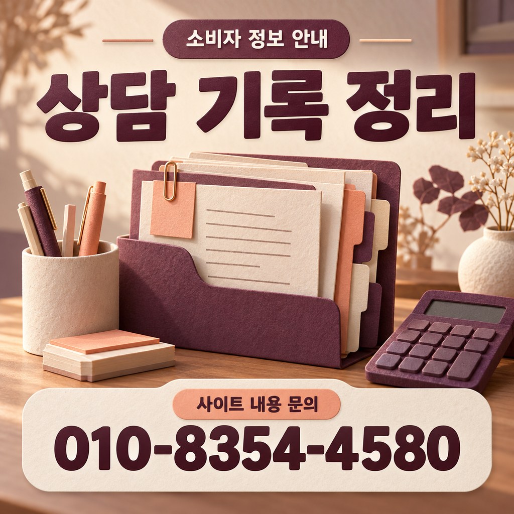 카드깡 업체 자료 정리 · 상담에서 어떤 순서로 설명할까요? · 내용 문의 010-8354-4580